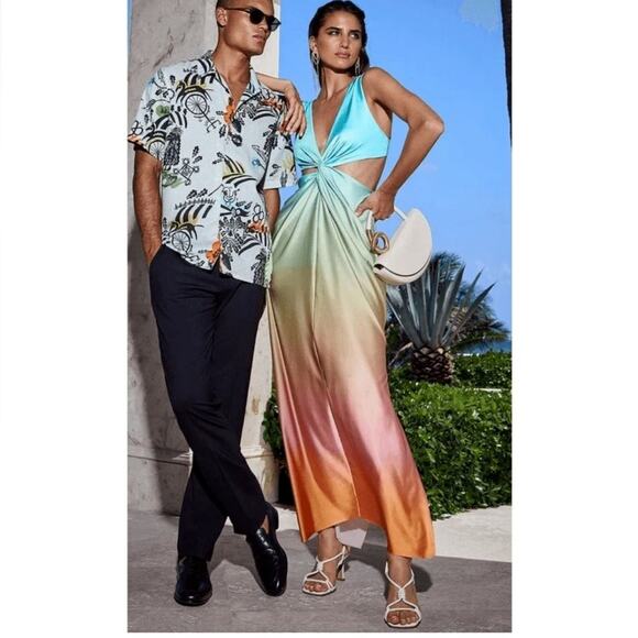 BAOBAB RIO OMBRE MAXI OMBRE CUT OUT DRESS Size XS - Picture 1 of 14